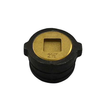 Jones Stephens 4in. No Hub Cleanout With 3-1/2in. Countersunk Southern Code Plug - 2-1/8in. Height C39404